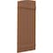 Ekena Millwork Americraft 6-Board (2 Batten) Wood Joined Board-n-Batten Shutters w/Ellipt Top, ARW101BE621X77BTH, PR ARW101BE621X77BTH - alternate 3